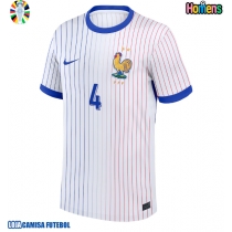 Camisa de Futebol França Dayot Upamecano #4 Equipamento Secundário Europeu 2024 Manga Curta